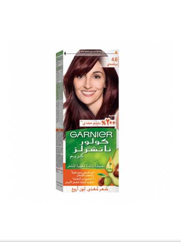 غارنييه صبغة كولور ناتشرلز كريم -برغندي