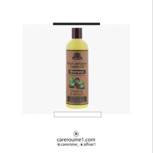 اوكاي بيور ناتشرال شامبو زيت الخروع الجامايكي الأسود 355ml
