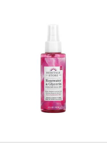هيرتج ستور بخاخ الوجه المرطب بماء الورد والجليسرين 118ml