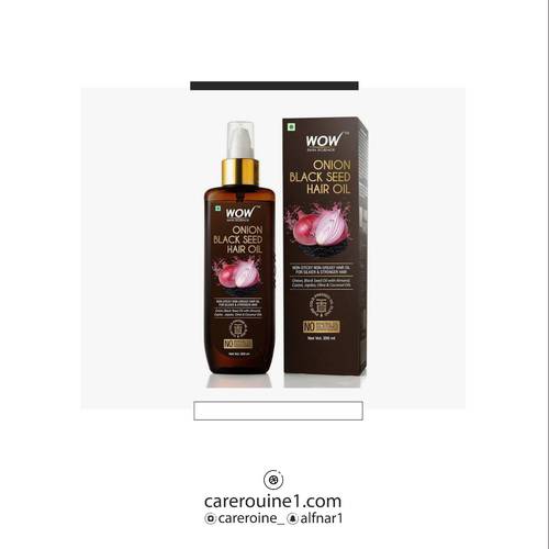 واو سكن زيت الشعر الغني بالبصل وحبة البركة 200ml