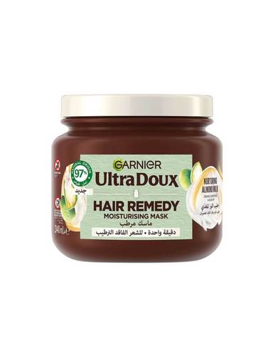 غارنييه ماسك ترطيب الشعر من ألترا دوكس بحليب اللوز  340ml