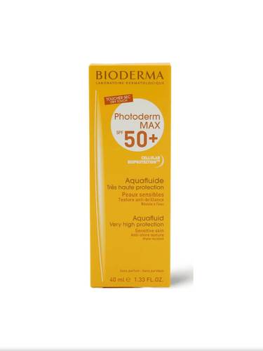 بيوديرما واقي شمس سائل عالي الحماية فوتوديرم ماكس 50 SPF  ‏ – 40ml
