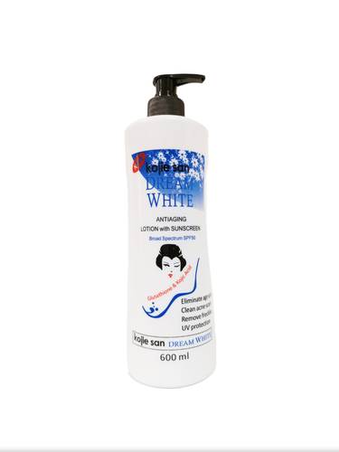 كوجي سان دريم وايت لوشن مضاد للشيخوخة مع واقي شمس – 600ml