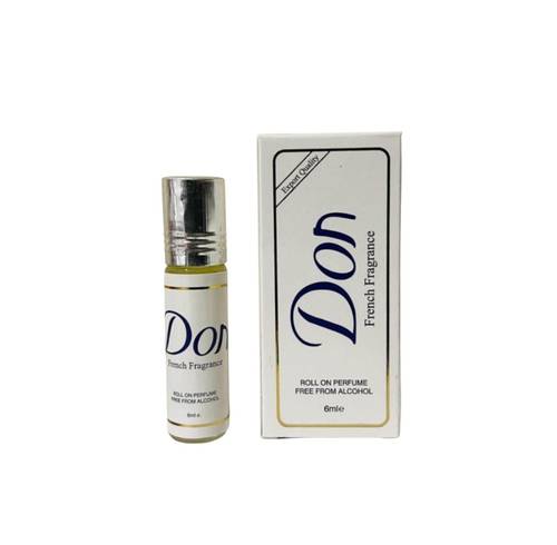 عطر دون رول خالي من الكحول درزن 6مل