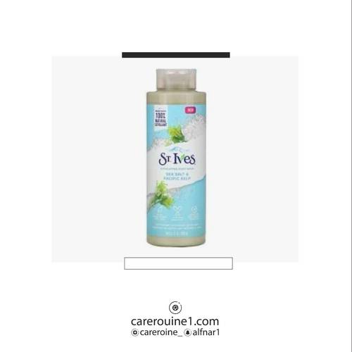 سانت ايفز جل استحمام معزز بأملاح البحر وطحالب المحيط الهادئ 473ml
