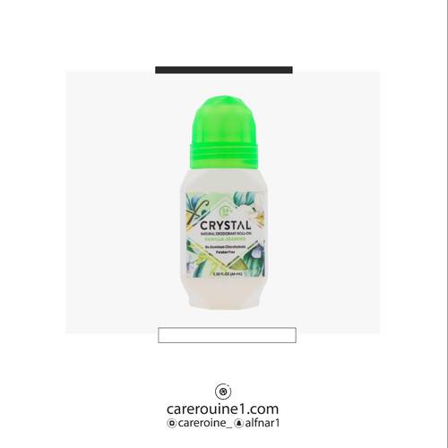 كريستال مزيل عرق طبيعي رول-اون بالفانيلا والياسمين 66ml