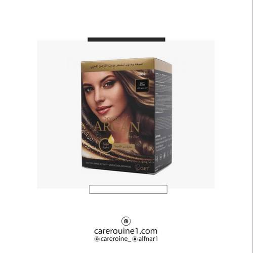 سينس اوف ارجان صبغة شعر بزيت الارجان 75ml-اشقر زيتوني مطفي 