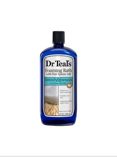 دكتور تيلز حمام رغوي بملح إبسوم النقي والزنجبيل 1000ml