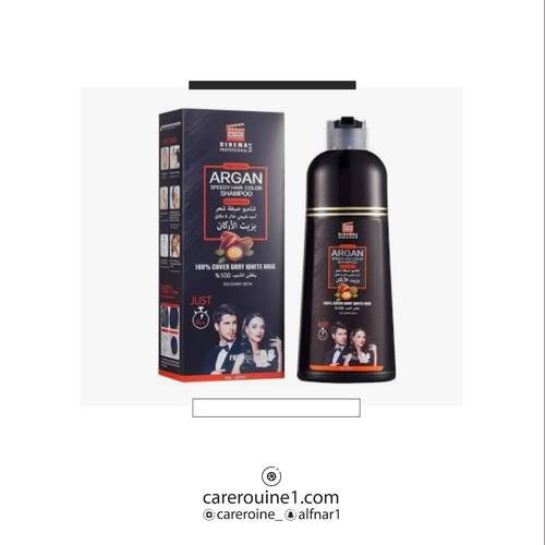 شامبو صبغة شعر السريعة بزيت الأرغان - أسود 420ml