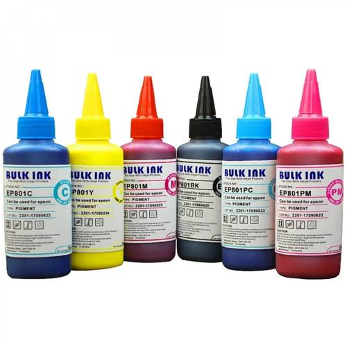 حبر سبلميشن للطباعة الحراريه   6 الوان K C M Y LC.PC LM.PM sublimation ink
