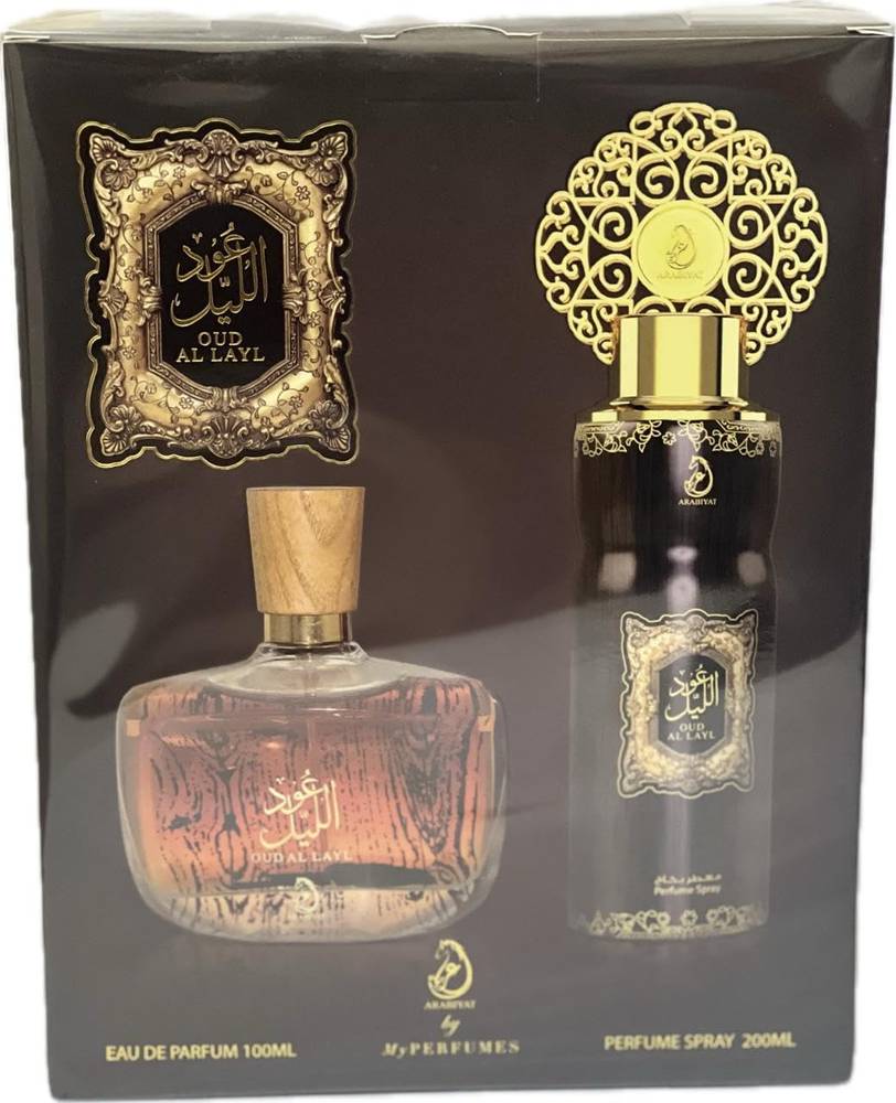 عطوري عطر عود الليل او دي بارفان 100 مل وبخاخ 200 مل للجنسين	
