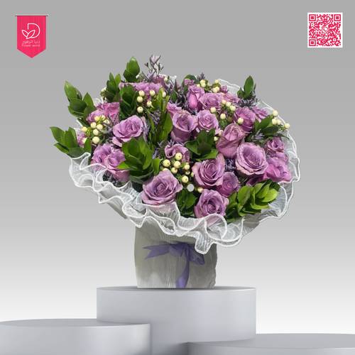 باقة ورد بنفسجية PB101