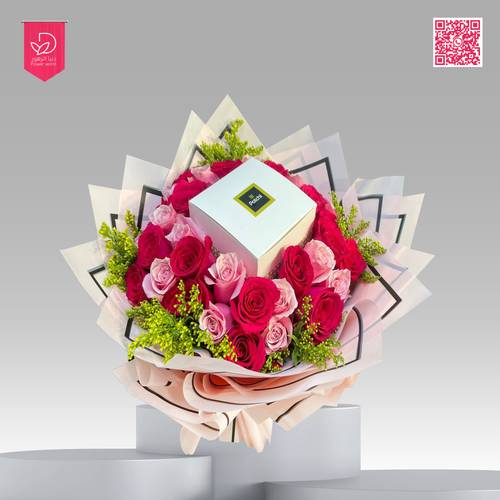 باقة ورد احمر / وردي RP101 
