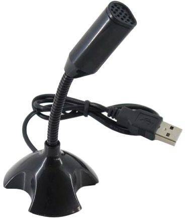 ميكروفون صغير  بمنفذ USB اسود