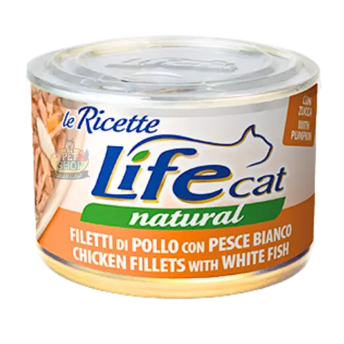 Life Cat Chicken with Whitefish & Pumpkin Canned Cat Food 150g