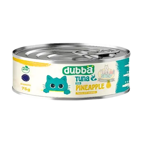Doba Tuna with Pineapple in Gravy Canned Cat Food for Adult Cats 75g