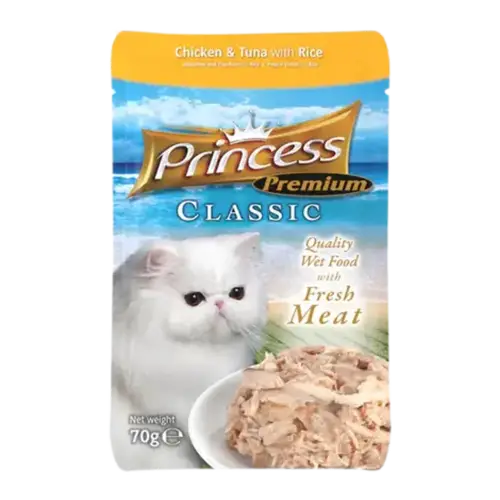 اظرف برينسيس تونه و الدجاج مع الارز جيلي 70g