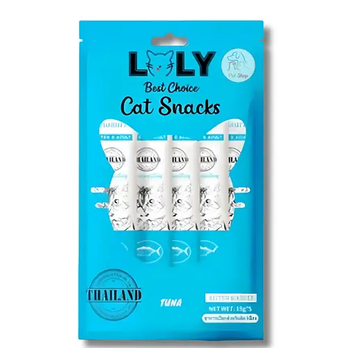 Lolly Tuna Cat Treats 5 x 15g Envelopes