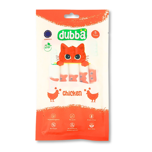 مكافات دوبا بالدجاج للقطط 5×15g اظرف