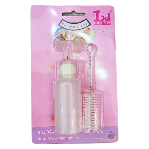 طقم رضاعة للجراء وللقطط الصغيرة (حديثي الولادة) 60ml
