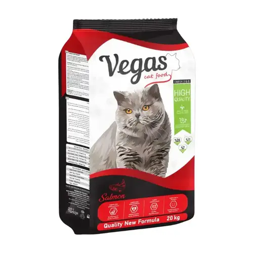 أكل فيغاس بالسلمون للقطط 20kg