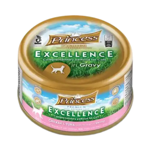 Princess Tuna & Chicken with Rice and Shrimp in Gravy 70g