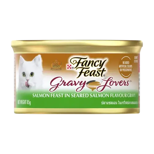 Fancy Feast Salmon in Gravy with Grilled Salmon Flavor 85g