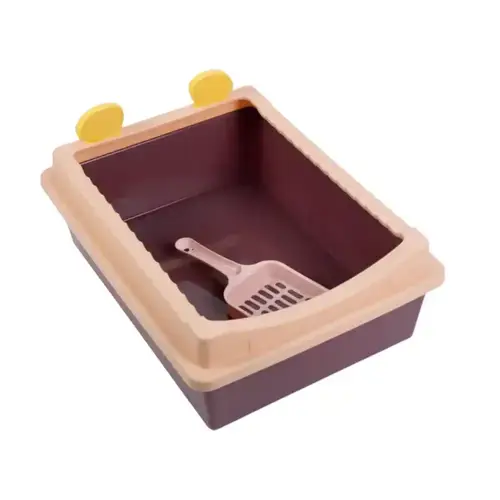 صندوق فضلات NX-0050 للقطط احمر غامق