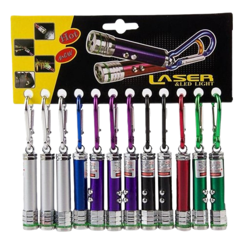 Laser and flashlight interactive pet toy