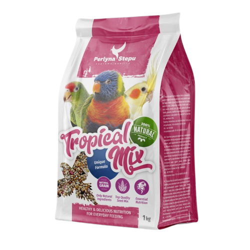 أكل بيرلينا ستيبو كروان تروبيكال مكس 1kg