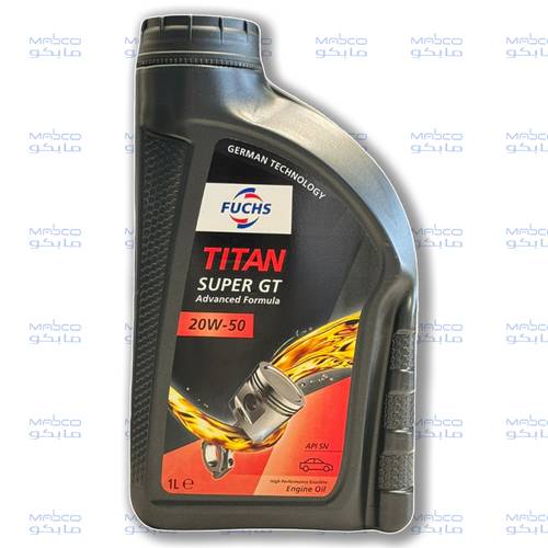 فوكس تيتان سوبر GT 20W-50، 1 لتر، تصنيف SN