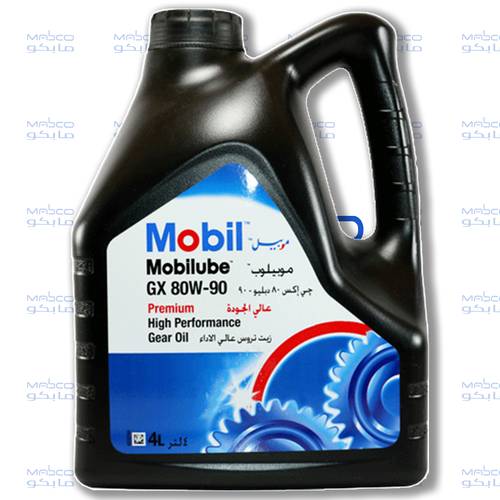 MOBILUB GEAR 80W90 4 LTR 