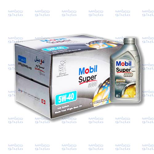 موبيل سوبر 5W40 كرتون ( 12 لتر)