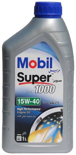 موبيل 15دبليو 40 سوبر 1000 1 لتر