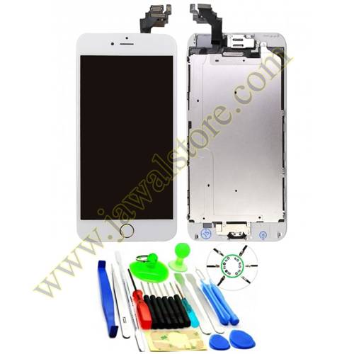  IPhone 6Plus Full screen external and internal White color with installation kit