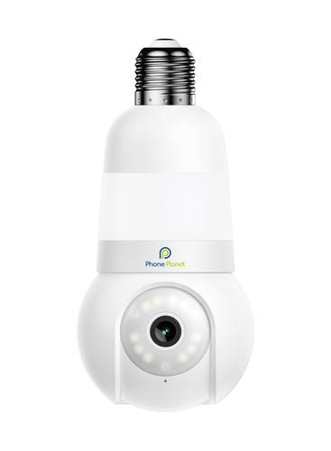  كاميرا مراقبة ذكية خارجيةPP-SC06 4MPPhone Planet Vision Pro 360°  – اتصال Wi-Fi – كشف الحركة – صوت ثنائي الاتجاه – مقاومة للماء IP66 – تحكم عبر الجوال