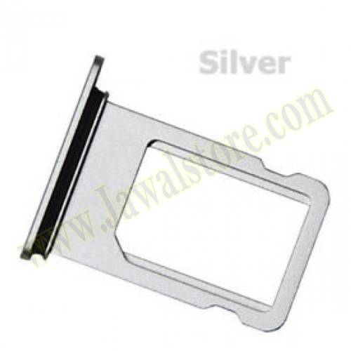 For Nano SIM Card Tray Holder For Apple iPhone 8 Plus - Silver