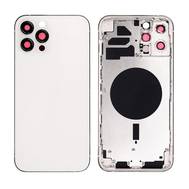 REPLACEMENT FOR IPHONE 12 PRO MAX REAR HOUSING WITH FRAME - SILVER
