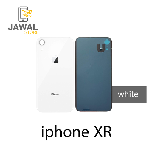 High quality iPhone XR white cover glass red color