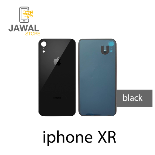 High quality iPhone XR back cover glass black color