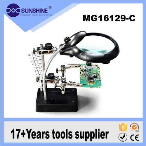 lamp light with magnifying glass MG16129-C  5 in 1 