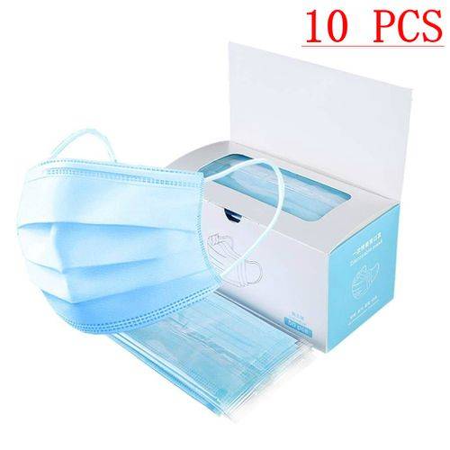 face mask 10 pcs 3 layers