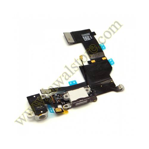  iPhone 5S USB Dock Connector Charging Port Flex Cable Replacement -Black