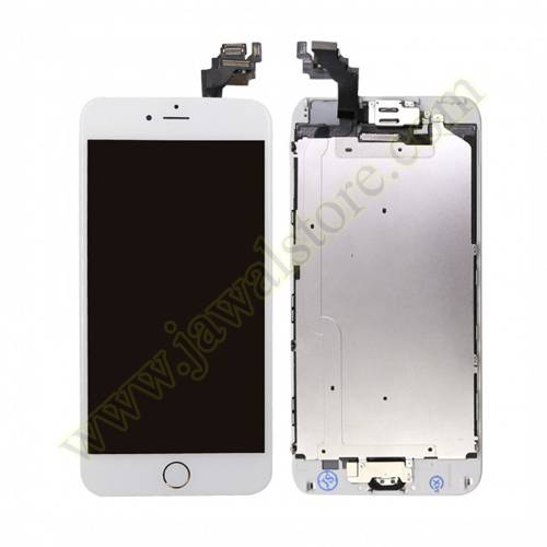White iphone 6 Plus LCD    Home Button     Front Camera   Ear Headphone