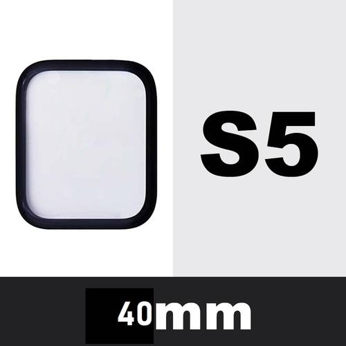 خامات تجديد ساعة ابل - زجاج مع غراء S4 / 5-40 MM