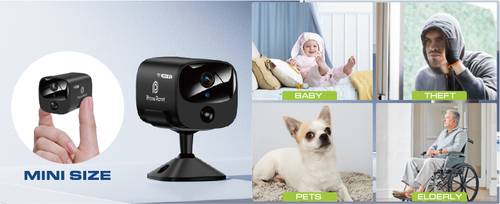  كاميرا مراقبة ذكية خارجية Phone Planet Vision Pro 360° PP-SE08  دقة تصوير 4 ميجابكسل (2560×1440) – اتصال Wi-Fi – كشف الحركةـ رؤية ليلية ملونة– صوت ثنائي الاتجاه – مقاومة للماء IP66 – تحكم عبر الجوال