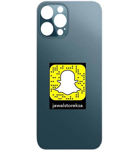 iPhone 12 Pro Back Glass With Big Camera Hole - Blue