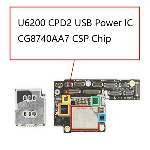 U6200 CPD2 USB Power IC CG8740AA7 For IPhone XS XS Max