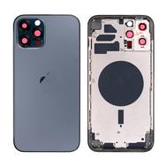 REPLACEMENT FOR IPHONE 12 PRO MAX REAR HOUSING WITH FRAME - PACIFIC BLUE