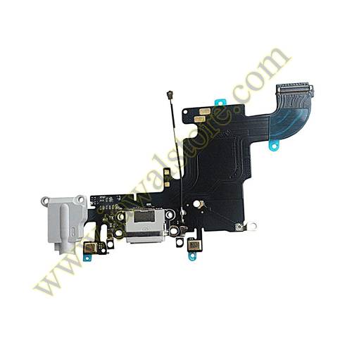 Apple iPhone 6S USB Dock Connector Charging Port Flex Cable Replacement - Silver